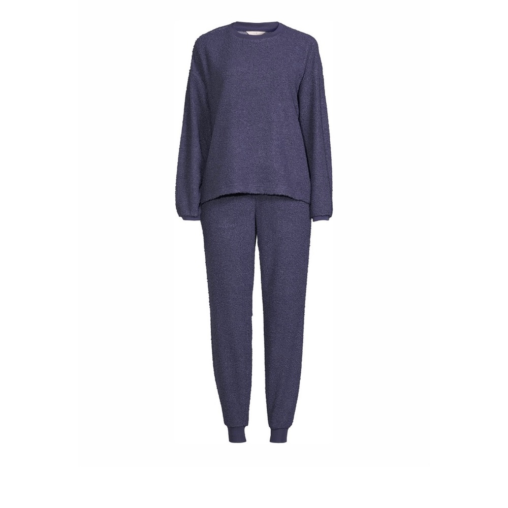 Secret Treasures Long Sleeve Pajamas (Women's) 2 Piece Set Dark Iris Medium NWT